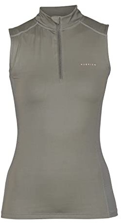 Aubrion Shires Revive Womens Sleeveless Base Layer - Olive XS