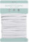 White Elastic Band by Smith’s® | 6mm (1/4 Inch) Width | 10 Metres (11 Yards) Length | Flat Cord | for Sewing, Arts & Crafts, Dressmaking, Waistband, Haberdashery, Wig, DIY, Clothing