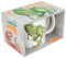Depesche 12375 Dino World-Tazza T-Rex con Manico, in Porcellana, Circa 250 ml, con Motivo di Dinosauro in Rilievo, Multicolore