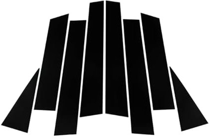 eglci Kompatibel Mit Nissan Für Qashqai Für J11 2016 2017 2018 2019 2020 2021 2022 Autotürfenster-Säulenpfostenverkleidungsabdeckung BC-Säulenaufkleber TürfensterSäulenverkleid