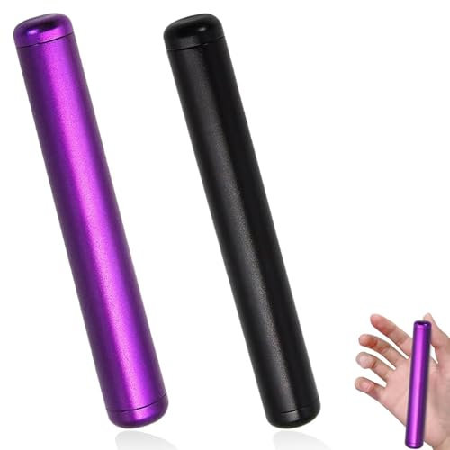2 Stück Joint Box,Joint Case 110mm,Joint Case Joint Hülle Geruchsdicht U Wasserdicht,Hochwertige Lange Große Tube Hülse Box Aufbewahrung,Clean Design (Schwarz,Lila)