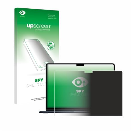 upscreen Blickschutzfolie für Apple MacBook Air 13 M4 2025 | Anti-Spy Displayschutz Made in Germany Privacy Screen Protector Sichtschutz Blaulichtfilter Klare Folie