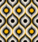 SOEWIOU Vintage Oval and Circular Geometric Peel and Stick Wallpaper,44.5×600cm Yellow, Black and Grey Fabric Textured Removable Self Adhesive Wallpaper for Living Room Bedroom