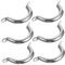 CIYODO 6 Piezas Asa De Tapa De Reemplazo De La Tapa De La Olla Tapas Perillas Pulidas Cacerola De La Tapa De La Olla Retro Manejar Moderno Acero Inoxidable Silver