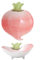 Piatti Moderni Stoviglie in ceramica Piatto di frutta creativo Piatto di snack Piatto di frutta Piatto di frutta Piatto di verdure for la casa Snack Piatto immerso in olio e aceto Servizio Piatti