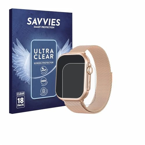 Savvies Schutzfolie für Swgota G62 1.83 | 18 Stück Transparenter Displayschutz Made in Germany Ultra-Klar Displayschutz-Folie