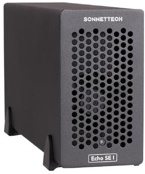 Sonnet Echo SE I T5 PCIe Card Expansion Chassis – Thunderbolt 5 / USB4 Desktop Enclosure for One Full-Height PCIe Card. Mac/Windows/Linux