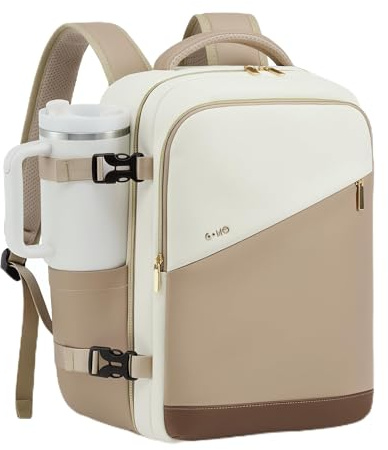 COOLIFE Zaino da viaggio Ryanair, 40x30x20 cm, con scomparto per laptop | Bagaglio a mano per Wizz Air ed Eurowings,per donne e uomini,con tasca posteriore nascosta,viaggi brevi e weekend fuori porta