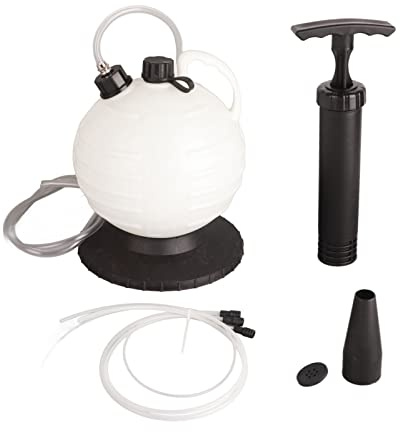 Xzcvalimn 6L Vacuum Oil Extractor Pump, Manual Fluid Extractor for Oil Change, Portable Plastic Oil Drain Pump with Transparent Tank and Flexible Suction Probe for Cars Marine