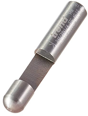 Trend Professioneller Trimmer, 90 Grad, 6,3 mm Durchmesser x 10 mm Länge, 1/4-Zoll-Schaft, Vollhartmetall, S48/39X1/4STC