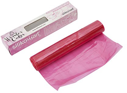 silikomart | 24 Sac a Poche Einwegartikel 36 cm, Kunststoffrolle, wasserfest und widerstandsfähig zum Verzieren von Torten, Packung mit 24 Stück, Made in Italy, Rosa
