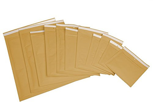 karton-billiger Luftpolsterversandtaschen Größe CD 200x175mm, braun, 200 Stück