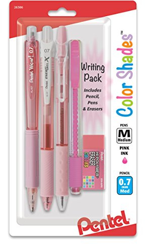 Pentel Color Shades Schreibset – Pastellrosa (BLBKALZBPP)