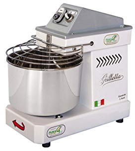Famag GRILLETTA Impastatrice a spirale professionale 5 KG a 10 velocità IM 5 per pane, pizza, biscotti, panettone, dolci, per un utilizzo casalingo o professionale