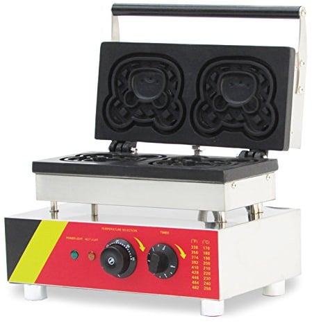 cgoldenwall np-523 kommerziellen- und Karton Waffle Maker 2 Pcs Bär Form Waffeleisen Baker Maschine 110 V/220 V - 220V