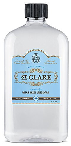 Aloe & Witch Hazel Facial Toner - Alcohol Free Witch Hazel Toner for Face & Skin (Unscented)
