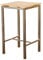 ALEOS. Edelstahl Teak Bartisch 60x60 cm Holztisch Stehtisch Tisch Massive Ausführung A-Grade Teakholz Serie: MEXIKO