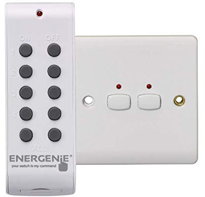 Energenie Remote Control Double Light Switch