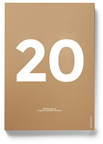 2020 Wochenkalender und Kalender, achteckig, Simil. A5)