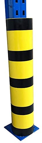 Regalanfahrschutz Rammschutz, Höhe 600 mm, für Palettenregale mit Holmbreite 76-120 mm