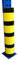 Regalanfahrschutz Rammschutz, Höhe 600 mm, für Palettenregale mit Holmbreite 76-120 mm