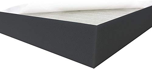 Dibapur ® AKUSTIK Stop Selbstklebend - Raum - Akustik Schaumstoff - (Ca. 100 x 50 x 7 cm) - Dämmung - Schallschutz