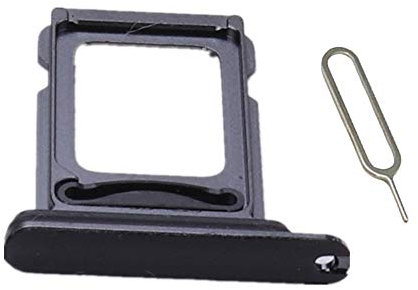 EXIANG Nano Dual SIM - Adaptador de ranura para tarjeta de repuesto para iPhone 11 Pro Max A2218 A2161 A2220 6.5 pulgadas (individual, negro)