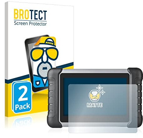 BROTECT Entspiegelungs-Schutzfolie für Autel MaxiCOM MK808/ PRO MP808TS (2 Stück) Matte Displayschutz-Folie, Anti-Reflex, Anti-Fingerprint