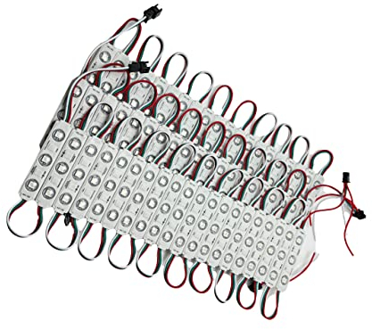YXHL modulo LED RGB 5050 IC 2811 12V colore variabile da sogno 60Pcs (20 pz/stringa) (controller e alimentazione non inclusi)