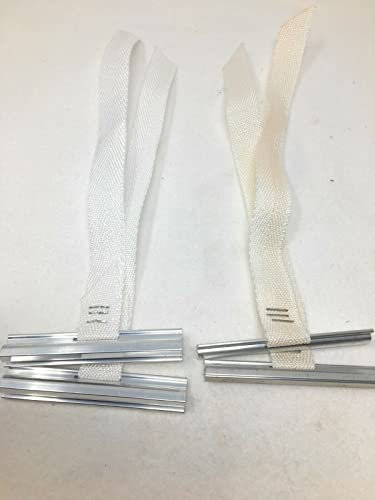 2X Rolladen Aufhängung Feder Jalousie Verbinder Aufhänger mit Gurt Holz Welle (für Maxi Rolladen 8 mm)