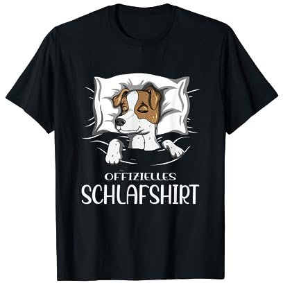 Hunderasse Jack Russell Terrier Offizielles Schlafshirt Hund T-Shirt