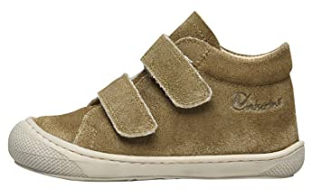 Naturino Cocoon VL-Lauflernschuhe aus ausgewaschenem Veloursleder, Militärgrüne 20