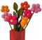 your castle Blumenstrauß aus 7 handgearbeiteten Filzblumen & 1 AST, fairer Handel, nachhaltige Deko aus Filz, realistische Kunstblumen, Textilblumen, Filzset Blumen, Stoffblumen, Filzblüten, Vanessa