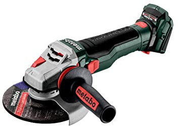 Metabo WB 18 LTX BL 15-150 Quick 601732840 - Amoladora angular inalámbrica (18 V, sin batería, con Metabox 165, tuerca de sujeción rápida, disco de 150 mm de diámetro)