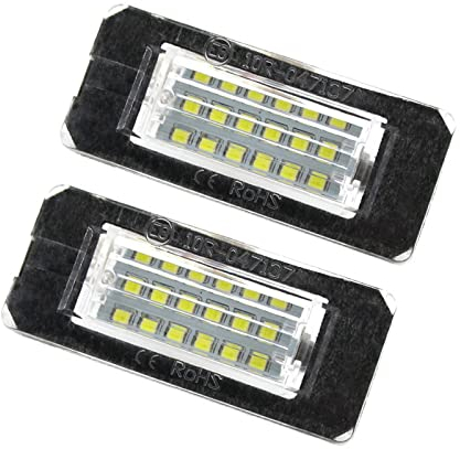 MALOOS 2 stücke CANbus weiß Kennzeichenbeleuchtung Fehlerfreie Lampe Auto Licht Für MINI Cooper R56 R57 R58 R59