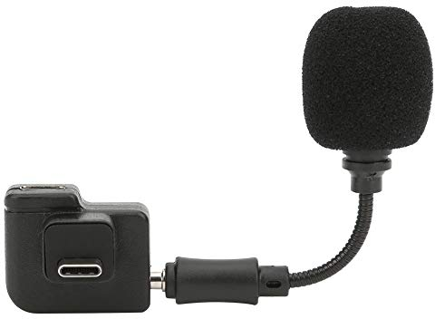 Micrófono de Montaje en Micrófono Gopro Micrófono Gopro Micrófono de Grabación de Condensador Ligero Adaptador de Audio para Cámara Deportiva dji OSMO Action
