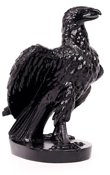 EASCHEER Adler-Statue, 13 cm, Gothic, schwarzer Vogel, Dekoration, Adler, Falke, Statue, Sammlerfigur