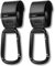 Kinderwagen Haken für Wickeltaschen, Kinderwagenhaken 2er Set -Stroller Hooks, Universelle Karabiner, Buggy-Clips Schwarz, Zur Befestigung von Taschen am Kinderwagen Zubehör, Buggy oder Sportwagen