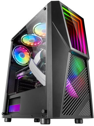 PC Gaming • TrendingPC • Ryzen 7 5700X 8x4,6ghz • Gráfica Nvidia RTX 3050 8gb • 32Gb RAM DDR4 3200mhz RGB • 1TB m.2 • Windows 11 Pro • WiFi 6 & Bluetooth • pc Gamer