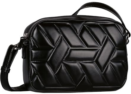 TOM TAILOR Amela Damen Umhängetasche Handtasche Mittelgroß Schwarz