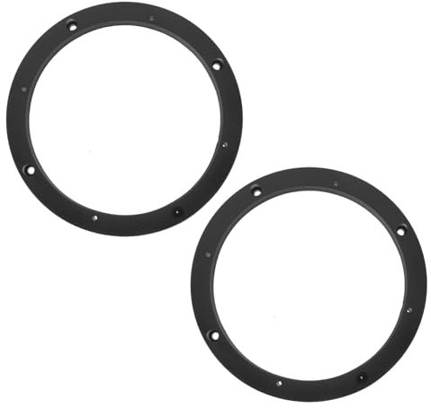 UPKOCH Auto Lautsprecher Abstandshalter 6,5 Zoll 2 Stück Kunststoff Adapter Ringe Für Türlautsprecher Montage Universell Für Auto Türlautsprecher Upgrade