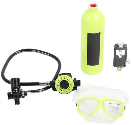 Mini Bouteille de Plongée, Bouteille d'oxygène Polyvalente et Confortable avec Lunettes de Plongée pour l'exploration sous-Marine