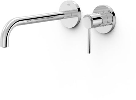 Tres 26230022 Study Pieza Vista para Cuerpo Empotrado De Lavabo Color Cromo