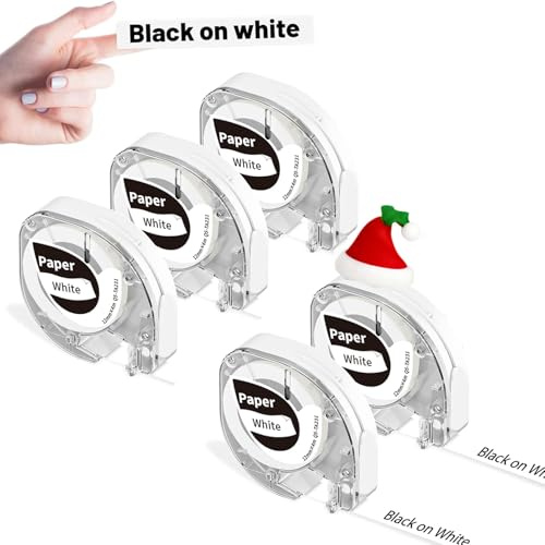 Replacement for Dymo Letratag Refills 91330 Label Maker Tape