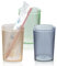 3 Pack Bathroom Toothbrush Holder, Unbreakable Toothbrush Cups, Plastic Tumbler, Reusable Mouthwash Cup for Bathroom Cup, Drinking Cups (3 Colors)