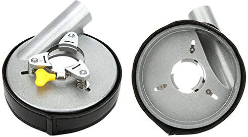 Angle Grinder Attachments, Aluminum Grinding Dust Shroud Cover Box/Cover Dust Shroud for Drill Dust Shroud Dust Extraction Cutting Guard Angle Grinder Tool for 5 Inch Angle Grinders