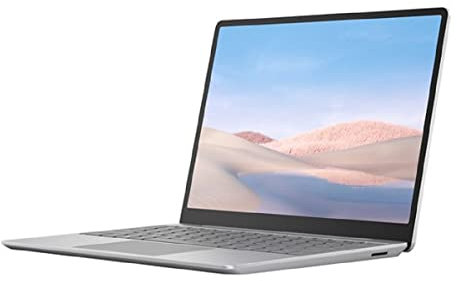 2020 Microsoft Surface Laptop Go con Intel Core i5-1035G1 (12,4-pollici, 4GB RAM, 64GB SSD) (QWERTZ Tedesco) Platino (Ricondizionato)