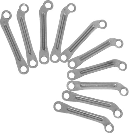 BESPORTBLE 10pcs Floor Fan Rocker Rod Replacement Parts for Electric Shaking Head Fans Iron Rods for Enhanced Airflow and Stability