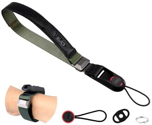 VKO Camera Wrist Strap Adjustable Quick Release Camera Wrist Lanyard Tether for Man Woman Photographers Wristband for SLR DSLR Digital Mirrorless Camera