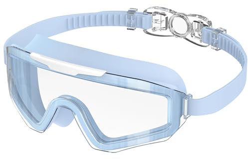 Ambienden Gafas Natación Adultos, Montura Grande, Antivaho UV, Lentes HD